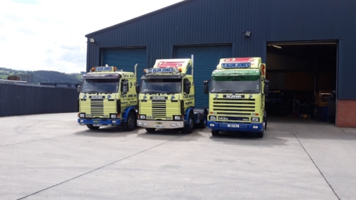 Scania 143 T Alun Jones lorries 2019